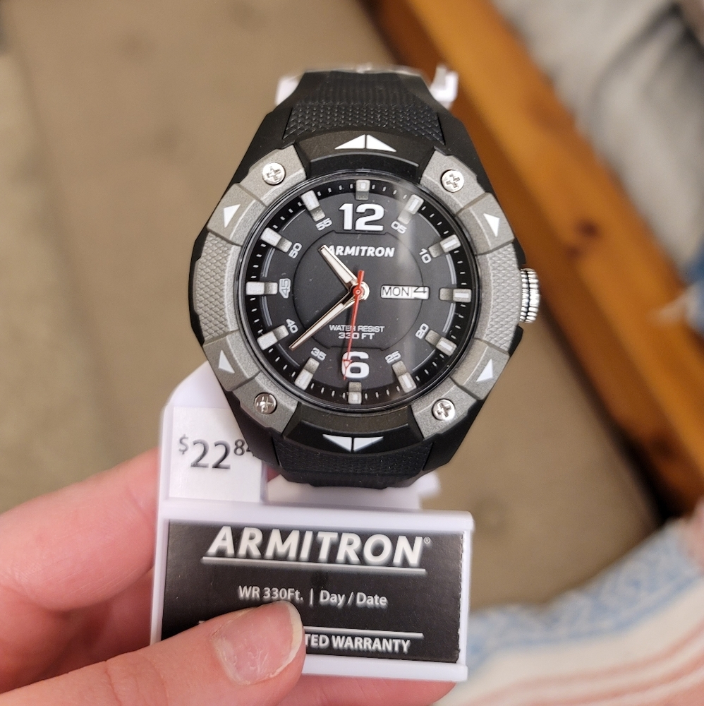 New Men's Oversized Armitron Watch
